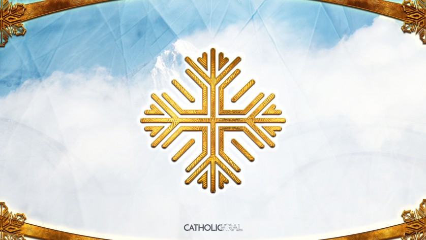 14 Fantastic Christmas Icons - HD Christmas Wallpapers - Snowflake on Ice
