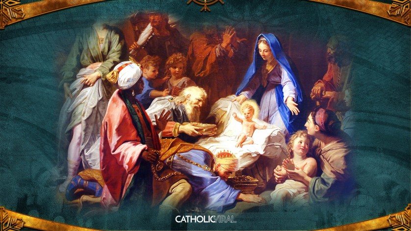 18 Gorgeous Classical Paintings - HD Christmas Wallpapers - The Adoration of the Magi, the 3 Kings in Bethlehem