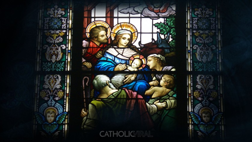 17 Stunning Stained-Glass Windows of the Nativity - HD Christmas Wallpapers - The Birth of Christ