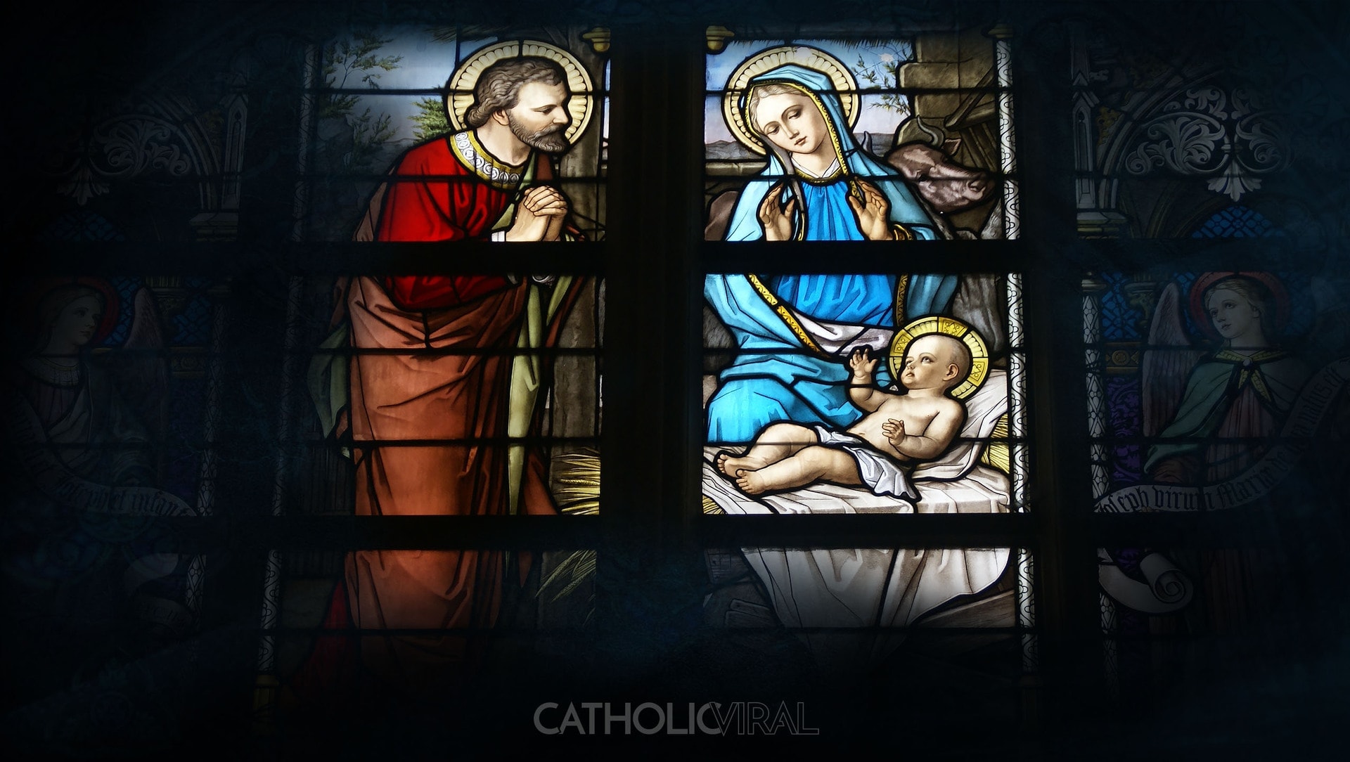 17 Stunning Stained-Glass Windows of the Nativity - HD Christmas Wallpapers  » CatholicViral