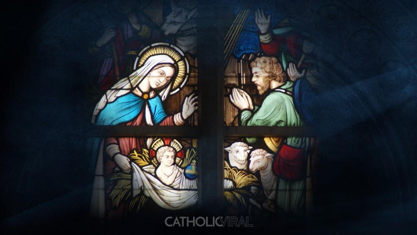 17 Stunning Stained-Glass Windows of the Nativity - HD Christmas Wallpapers - The Birth of Christ