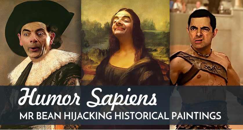 Humor Sapiens: Mr. Bean Hijacking Historical Paintings